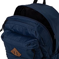 Jansport Double Break Backpack Work Travel Or Laptop Bookbag Navy