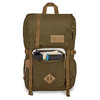 Jansport Hatchet Travel Backpack 15 Inch Laptop Bag Designed For Urban Exploration Army Green