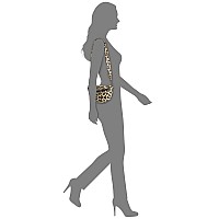 Steve Madden Safari Crossbody Convertible Belt Bag Leopard