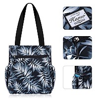 Kamo Floral Tote Bag Waterproof Lightweight Handbags Travel Shoulder Bag For Hiking Yoga Gym Swimming Travel Beach