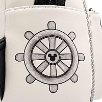 Loungefly Disney Mickey Steamboat Willie Music Cruise Womens Double Strap Shoulder Bag Purse