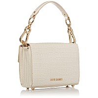 Steve Madden Purec Croco Box Bag Bone