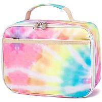 Kids Lunch Box Boys Girls Insulated Lunch Cooler Bag Reusable Lunch Tote Kit For School Travel 094 Tie Dye