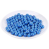 Weebee 200Pcs Glass Pearl Beads Assorted Colors Loose Spacer Round Czech Tiny Satin Luster Handcrafted Beading Assortments For D