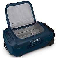 Osprey Transporter 90L Wheeled Travel Duffel Bag Venturi Blue