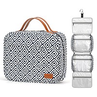 Bosidu Hanging Travel Toiletry Baglarge Capacity Cosmetic Travel Toiletry Organizer For Women With 4 Compartments 1 Sturdy Ho