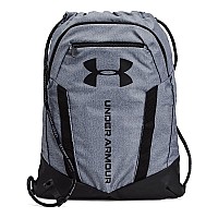 Under Armour Unisexadult Undeniable Sackpack Pitch Gray Medium Heather 012Black One Size Fits Most