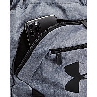 Under Armour Unisexadult Undeniable Sackpack Pitch Gray Medium Heather 012Black One Size Fits Most