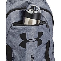 Under Armour Unisexadult Undeniable Sackpack Pitch Gray Medium Heather 012Black One Size Fits Most