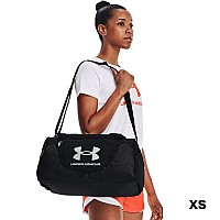 Under Armour Unisexadult Undeniable 50 Duffle Black 001Metallic Silver Medium