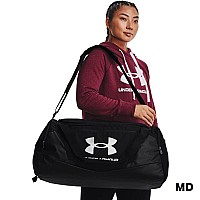 Under Armour Unisexadult Undeniable 50 Duffle Black 001Metallic Silver Medium