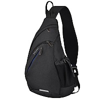 Hanke Sling Bag Men Backpack Unisex One Shoulder Bag Hiking Travel Backpack Crossbody With Usb Port Versatile Casual Daypack