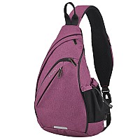 Hanke Sling Bag Men Backpack Unisex One Shoulder Bag Hiking Travel Backpack Crossbody With Usb Port For Men Women Versatile Casu