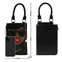 Emprier Women Novelty Lady Face Purse Satchel Bags Funky Personalized Tote Handbags Crossbody Shoulder Bags