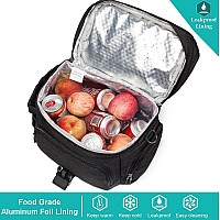 Scorlia Insulated Lunch Bag For Menwomen Leakproof Lunch Box For Office Work School Picnic Hiking Beach Reusable Cooler Tote