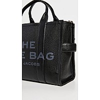 Marc Jacobs Womens The Leather Medium Tote Bag Black One Size