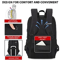 Maxtop Travel Laptop Backpack With Usb Charging Port Antitheftwater Resistant College School Bookbag Fits 17 Inch Laptop