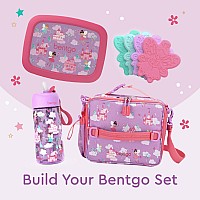 Bentgo Kids Lunch Bag Durable Doubleinsulated Lunch Bag For Kids 3 Holds Lunch Box Water Bottle Snacks Easyclean Wat