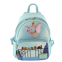 Loungefly Dumbo 80Th Anniversary Dont Just Fly Mini Backpack Light Blue