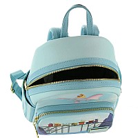 Loungefly Dumbo 80Th Anniversary Dont Just Fly Mini Backpack Light Blue