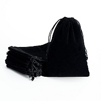 Tendwarm 20 Pcs 6X8 Inches Velvet Drawstring Bags Jewelry Pouches Candy Bags Christmas Wedding Favors