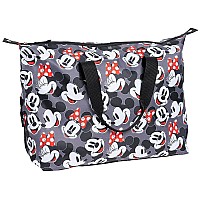 Disney Tote Duffel Bag Mickey Mouse Friends All Over Print Weekender Travel Multicolor One Size