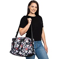 Disney Tote Duffel Bag Mickey Mouse Friends All Over Print Weekender Travel Multicolor One Size