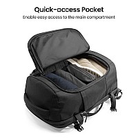 Tomtoc Travel Backpack 40L Tsa Friendly Flight Approved Carryon Luggage Hand Waterresistant Lightweight Business Rucksack Du