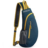 G4Free Sling Bags Men And Women Shoulder Backpack Small Cross Body Chest Sling Backpackdark Blue