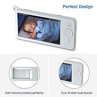 Holaca Protective Silicone Skin For Eufy Spaceview Baby Monitor Musthave Extra Layer Of Protection Gray