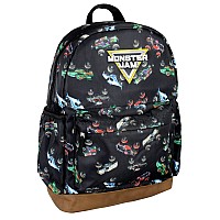 Intimo Monster Jam Trucks Dragon Zombie Grave Digger Megalodon All Over Print Backpack