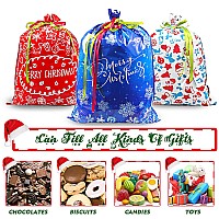 Diamerd 38Pcs Christmas Gift Bagschristmas Gift Bags Assorted Sizechristmas Gift Bags With Tags Xmas Party Holiday Gift Bags