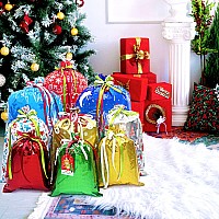 Diamerd 38Pcs Christmas Gift Bagschristmas Gift Bags Assorted Sizechristmas Gift Bags With Tags Xmas Party Holiday Gift Bags