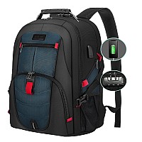 Lovevook Travel Backpack For Men 17Inch Large Work Backpack For Men Large Capacity Lockable Mochilas Para Hombres Waterproof Com