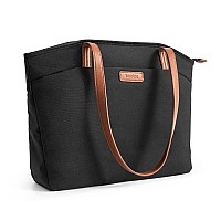 Tomtoc Tote Bag For Women Waterresistant Laptop Shoulder Bag Lightweight Large Capacity Shopping Bag For Daily Office Work Bu