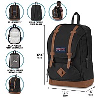 Jansport Cortlandt Laptop Backpack Coconut 15 Laptop Sleevesynthetic Leather Shoulder Computer Bag With Large Compartment