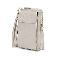 Caddy Vegan Leather Women Phone Wallet Crossbody(D0102H2Nv1W)