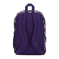 Jansport Cool Backpack With 15Inch Laptop Sleeve Large Computer Bag Rucksack With 2 Compartments Ergonomic Straps Purple P