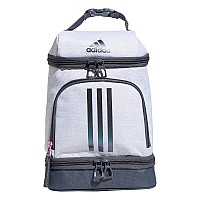 Adidas Excel 2 Insulated Lunch Bag Jersey Whiteshadow Chromeonix Grey One Size