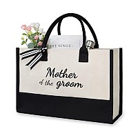 Topdesign Canvas Tote Bag For Mother Of The Groom Mom Gifts For Mother In Law At Wedding Engagement Bridal Shower Appreciati