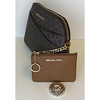 Michael Kors Michael Michael Kors Jet Set Travel Md Dome Xcross Crossbody Bundled With Sm Tz Coinpouch Purse Hook Signature Mk