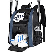 Matein Baseball Bag Lightweight Softball Bags With Shoes Compartment For Men Large Capacity Baseball Backpack For Adult With F