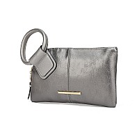 MKF collection Simone clutchWristlet Handbag Vegan Leather Women by Mia kD0102H9Wc1g