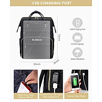 Lovevook Laptop Backpack For Women 156 Inch Travel Backpack With Laptop Compartment Water Resistant Work Backpack For Teacher