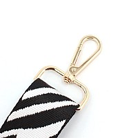 Tanosii Wide Purse Strap Adjustable Replacement Shoulder Crossbody Strap Handbag Strap White Zebra