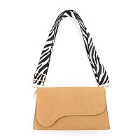 Tanosii Wide Purse Strap Adjustable Replacement Shoulder Crossbody Strap Handbag Strap White Zebra