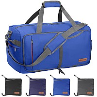 Canway 65L Travel Duffel Bag New Version Foldable Large Duffle Bag With Shoes Compartment Weekender Bag For Men Women Wa