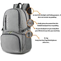 Maxtop 4050L Lightweight Packable Backpack For Hiking Traveling Camping Water Resistant Foldable Outdoor Travel Daypack