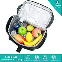 Scorlia Insulated Lunch Bag For Menwomen Leakproof Lunch Box For Office Work School Picnic Hiking Beach Reusable Cooler Tote