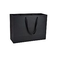 Huaprint Black Paper Bagsmatte Black Gift Bagslarge Shopping Bags With Handles20 Pack Gift Bag 16X6X12Inchretail Bagsparty